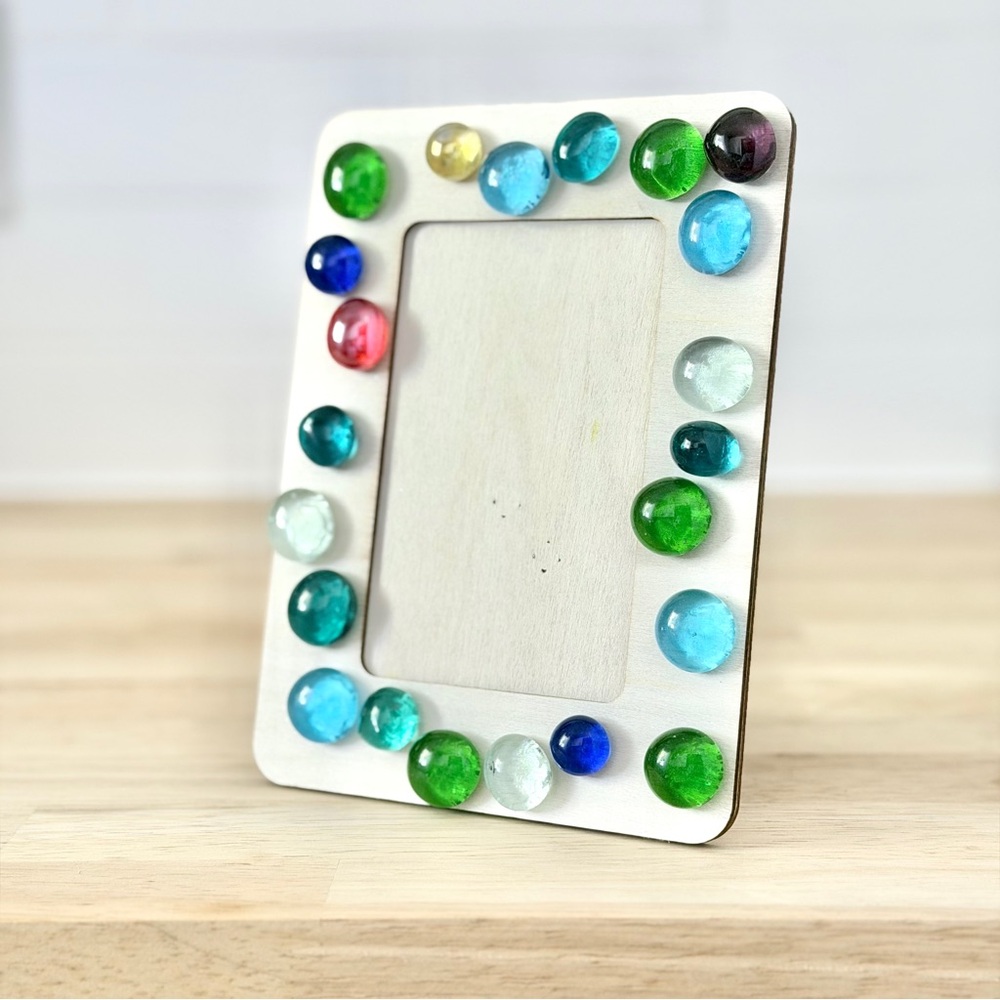 Whimsy Photo Frame Handcrafted Bejeweled NWT